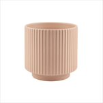 Obal keramický válec 11,5 x 11,5 cm lososový - velkoobchod, dovoz květin, řezané květiny Brno