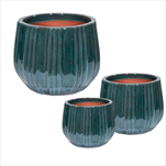 Obal Portly vert. strps. green S3 D18/32H14,5/25,5 - velkoobchod, dovoz květin, řezané květiny Brno