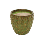 Vida Egg Pot Green D19.5H18.5 - velkoobchod, dovoz květin, řezané květiny Brno