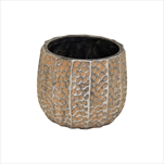 Obal Aurum Egg Dents Rust D14H11,5 - velkoobchod, dovoz květin, řezané květiny Brno