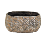 Obal Aurum Oval Dents Rust L27W15H13 - velkoobchod, dovoz květin, řezané květiny Brno