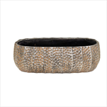 Obal Aurum Oval Dents Rust L39W15H13 - velkoobchod, dovoz květin, řezané květiny Brno