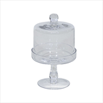 Nádoba skleněná s poklopem pr. 14/v. 23 cm - velkoobchod, dovoz květin, řezané květiny Brno