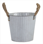 Obal Bob rope  Old white D25H22 - velkoobchod, dovoz květin, řezané květiny Brno