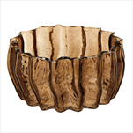 Miska sklo Callas D23H11 brown - velkoobchod, dovoz květin, řezané květiny Brno