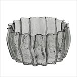 Miska sklo Callas D23H11 grey - velkoobchod, dovoz květin, řezané květiny Brno