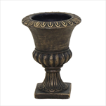 Váza Elvira french cement 20 x 27 cm zlatá - velkoobchod, dovoz květin, řezané květiny Brno