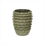 Váza Boheme Wave Moss green D42H50 - velkoobchod, dovoz květin, řezané květiny Brno