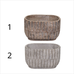 Obal Elder Oval Sand & Brown L23W13,5H14 - velkoobchod, dovoz květin, řezané květiny Brno