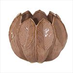 Miska Ida brown D28H22 - velkoobchod, dovoz květin, řezané květiny Brno