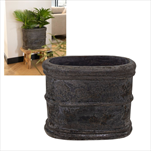 Obal Paco Oval Old Brown L38W21H30 - velkoobchod, dovoz květin, řezané květiny Brno