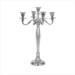 Svícen aluminium 40 cm stříbrný - velkoobchod, dovoz květin, řezané květiny Brno