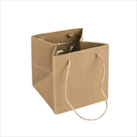 Do taška Ribbel 12 x 12 x 12 cm hnědá - velkoobchod, dovoz květin, řezané květiny Brno