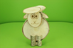 Ovce malá figurka dřevo 31cm - velkoobchod, dovoz květin, řezané květiny Brno