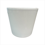 Obal Napoli pr.14/12cm bílý - velkoobchod, dovoz květin, řezané květiny Brno