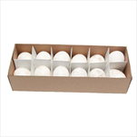 Vejce slepičí 12ks natural bílá kropenatá - velkoobchod, dovoz květin, řezané květiny Brno