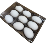 Vejce husí 9ks natural bílá - velkoobchod, dovoz květin, řezané květiny Brno