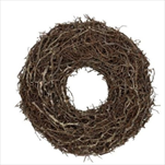 Věnec Divoký Bonsai Tlustý Přírodní  P60cm - velkoobchod, dovoz květin, řezané květiny Brno