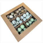 Vajíčko křepelčí zelený mix 3cm 72 ks - velkoobchod, dovoz květin, řezané květiny Brno