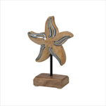 Hvězdice dřevěná 18,5 x 13,5 cm - velkoobchod, dovoz květin, řezané květiny Brno