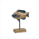 Ryba dřevěná 19 x 15 cm - velkoobchod, dovoz květin, řezané květiny Brno