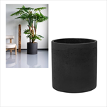 Obal Puk L black washed 25 x 25 cm - velkoobchod, dovoz květin, řezané květiny Brno