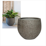 Obal Mini Orb M pr.21/v.25 cm diorite grey - velkoobchod, dovoz květin, řezané květiny Brno