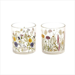 Svícen skleněný Floretta 8,2 x 7 cm - velkoobchod, dovoz květin, řezané květiny Brno