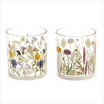 Svícen skleněný Floretta 10 x 9 cm - velkoobchod, dovoz květin, řezané květiny Brno