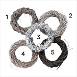 Věnec Stack Novus pr.20cm - velkoobchod, dovoz květin, řezané květiny Brno