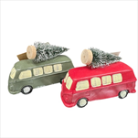 Autobus polyrezin 10 x 3,5 x 7 cm - 2 barvy - velkoobchod, dovoz květin, řezané květiny Brno