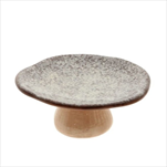 Tácek keramika 8,5 x 21,5 cm tmavě hnědá - velkoobchod, dovoz květin, řezané květiny Brno