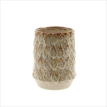 Váza keramická Zaria 16,5 x 22 cm béžová - velkoobchod, dovoz květin, řezané květiny Brno