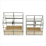 Klec kovová Vista S/2 25 x 17 x 27 cm zelená - velkoobchod, dovoz květin, řezané květiny Brno