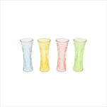 Váza skleněná Tulip pr. 8/v. 19,5 cm mix barev - velkoobchod, dovoz květin, řezané květiny Brno