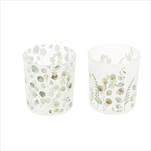 Svícen skleněný Aivy 8 x 7,5 cm - velkoobchod, dovoz květin, řezané květiny Brno