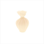 Váza skleněná Seville 20 cm béžová - velkoobchod, dovoz květin, řezané květiny Brno