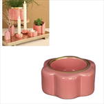 Svícen Pouff pr.7/v.3,4cm růžová - velkoobchod, dovoz květin, řezané květiny Brno