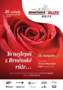 Plakát Brněnská růže 2015
