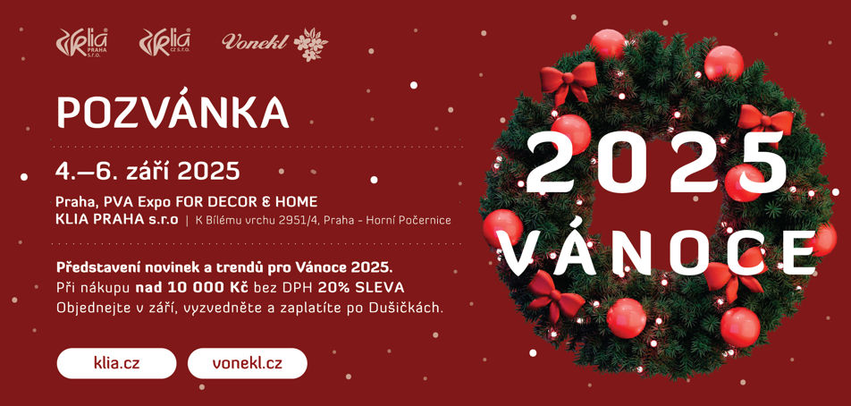 Pozvánka na veletrh FOR HOME & PRESENT 2025