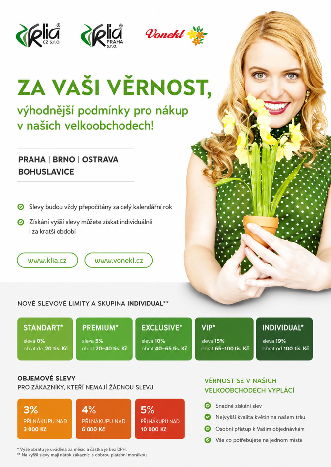 Slevový systém - pro zákazníky