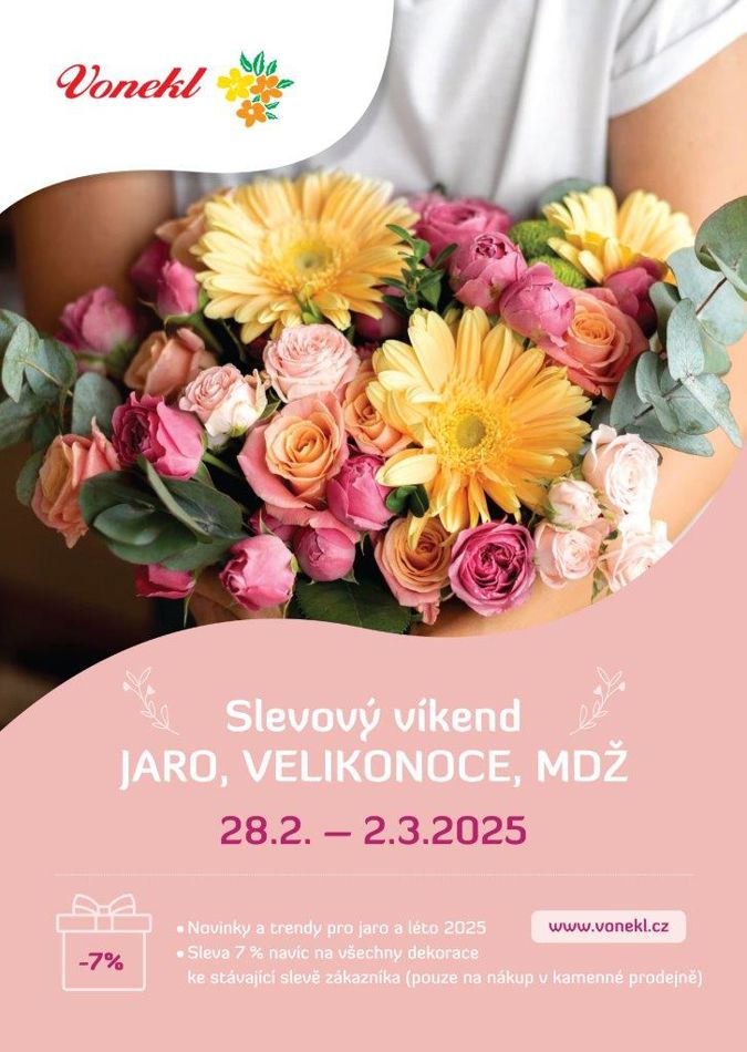 Slevový víkend - Jaro, Velikonoce, MDŽ