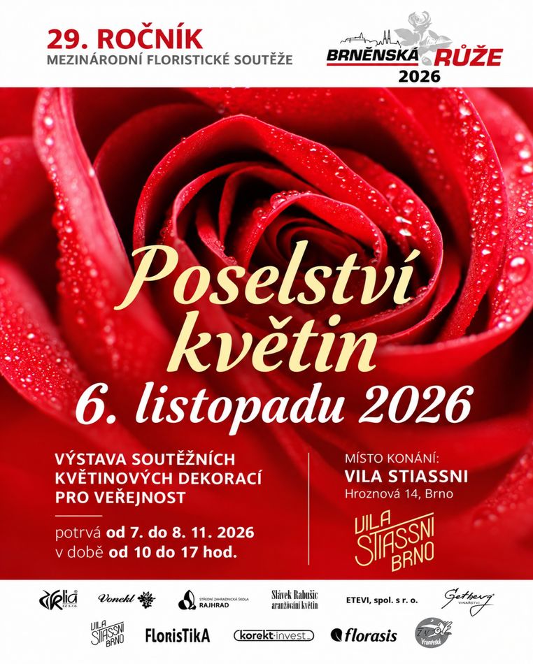 Brněnská růže 2026 - 29. ročník